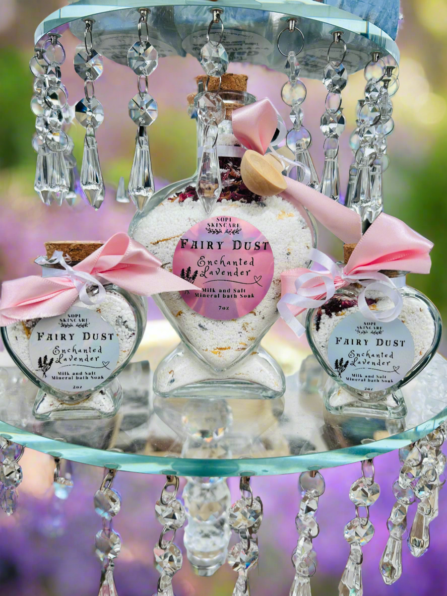Fairy Dust Enchanted Lavender Milk and Mineral Bath 7oz-10oz
