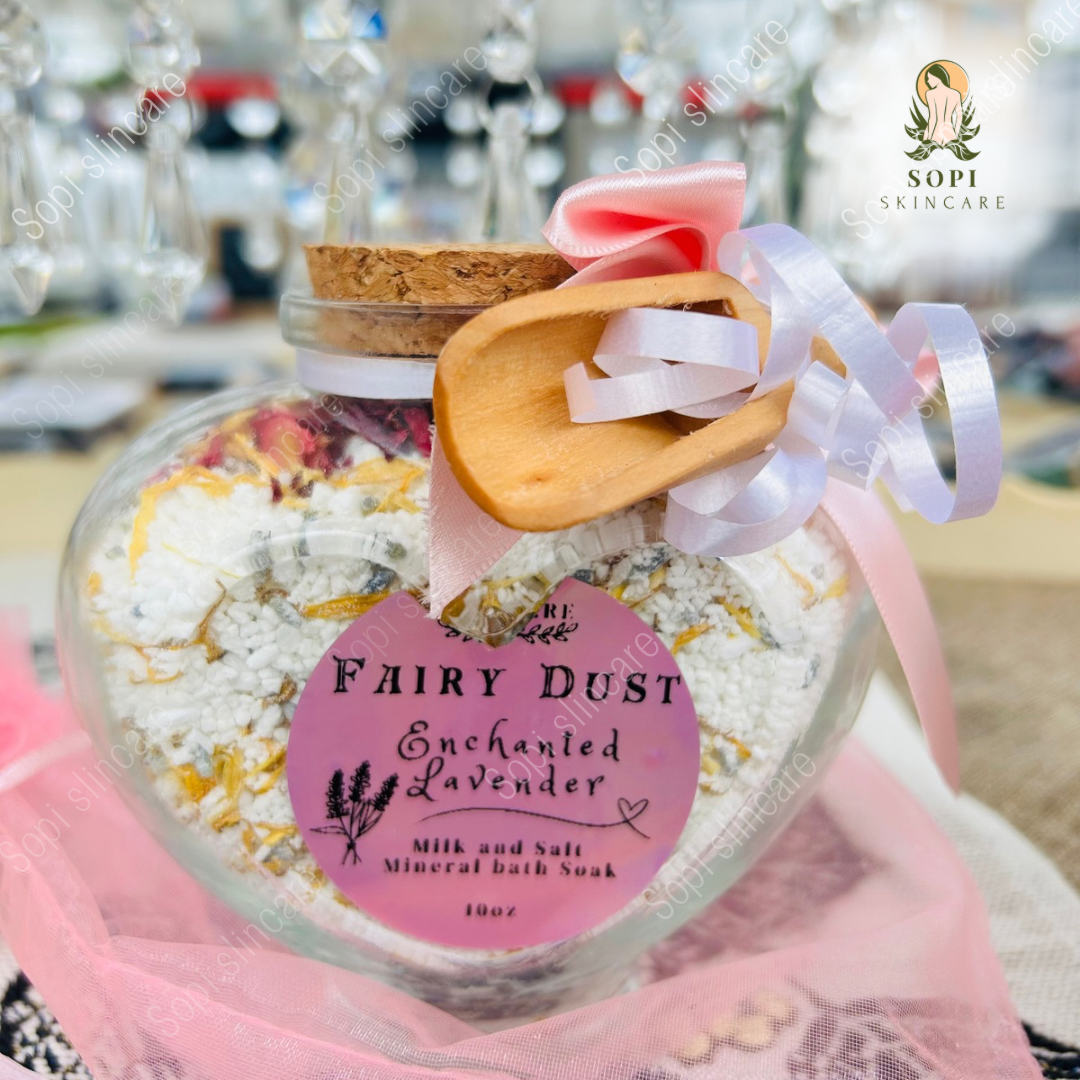 Fairy Dust Enchanted Lavender Milk and Mineral Bath 7oz-10oz