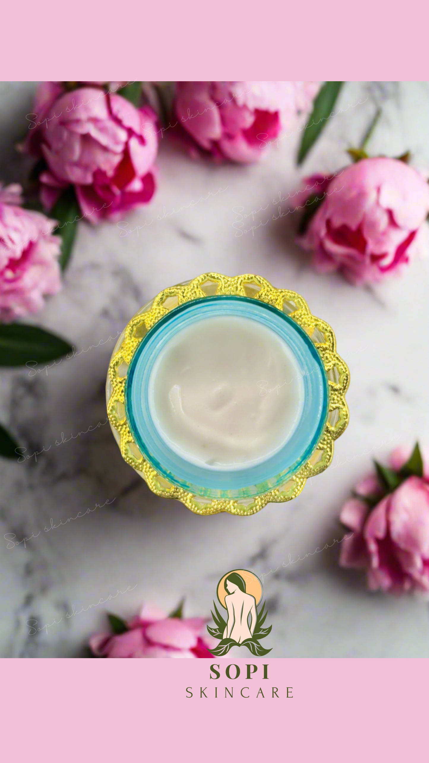Facial Moisturizer with Hyaluronic acid, Tallow, Rosehip oil