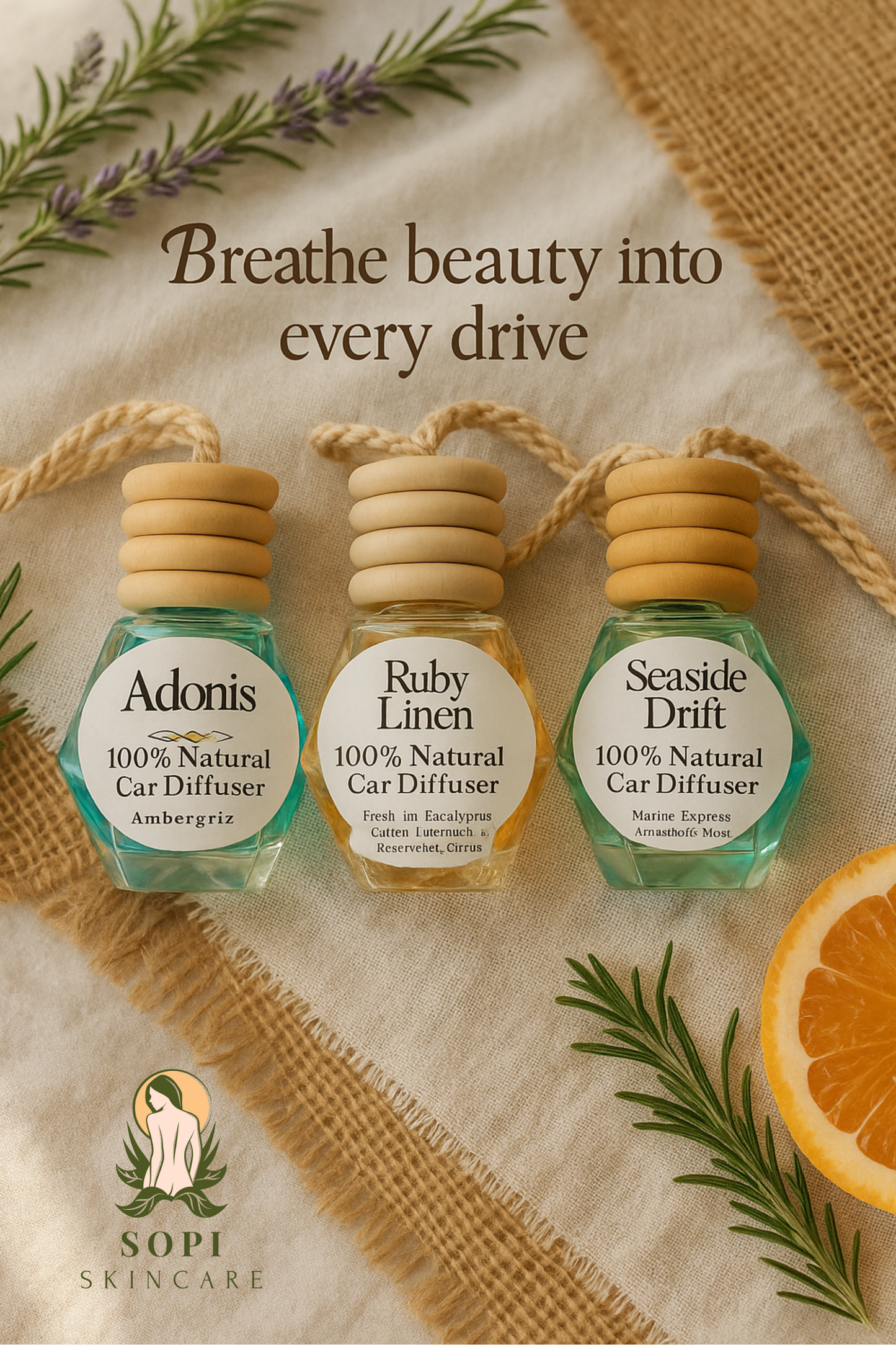 Natural Car diffusers