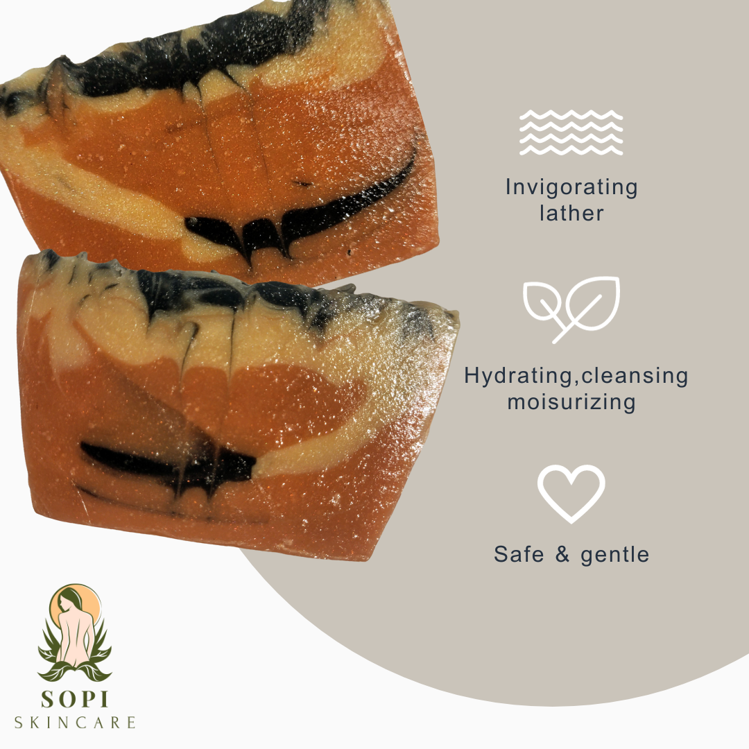 The Boyfriend goat milk & honey soap.