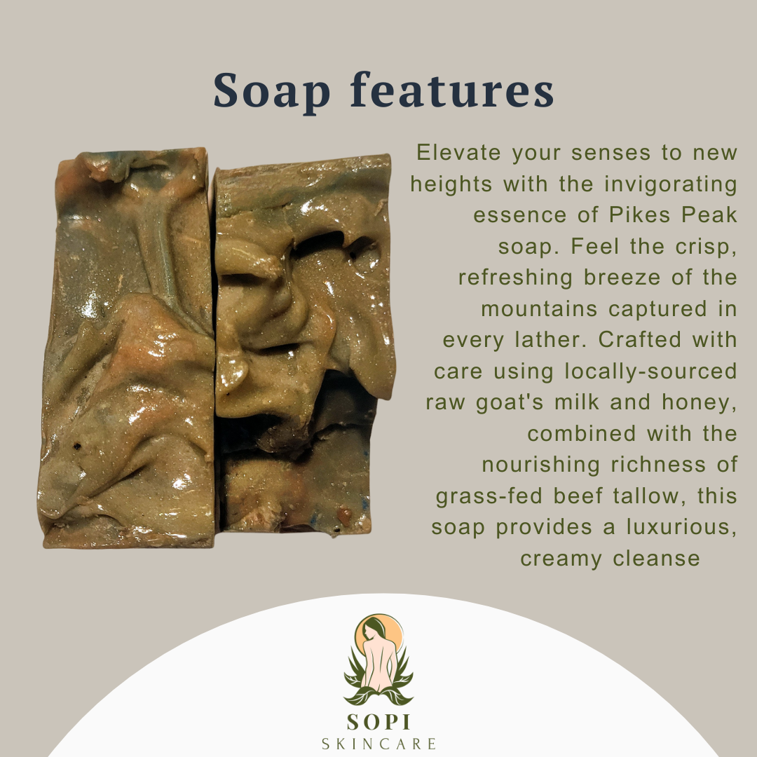Pikes Peak goat milk & honey soap