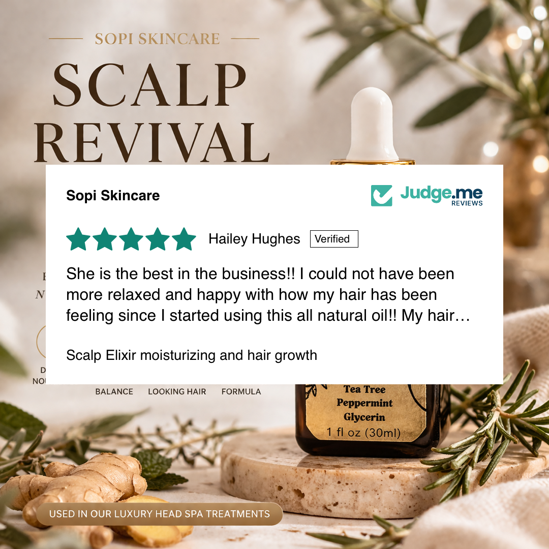 Scalp Revival Botanical Scalp Elixir
Hydrate + Stimulate + Strengthen