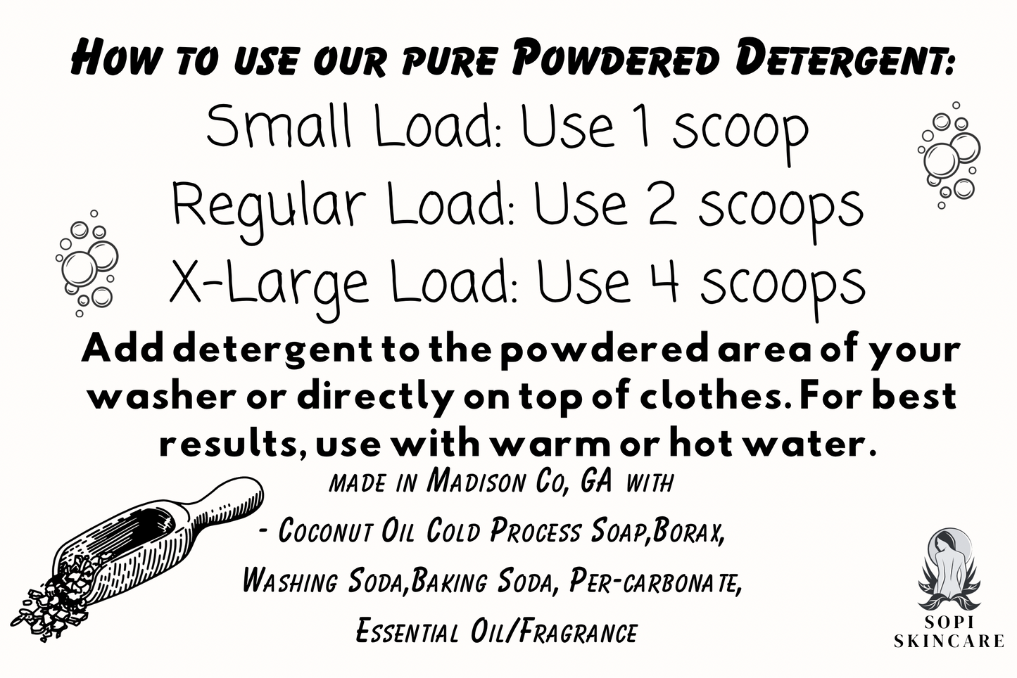 Pure Laundry powder Woodland Fresh