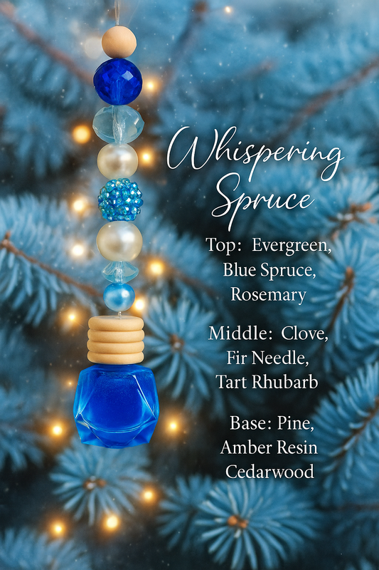 Beaded Natural Car Diffuser