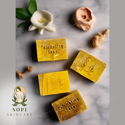 Golden Bloom Exfoliating Goat milk & Tallow soap