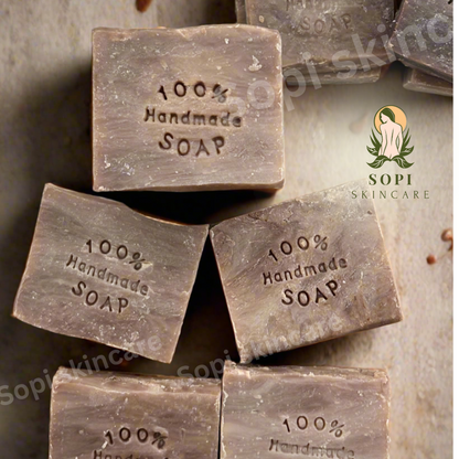 Timber spice goat milk soap