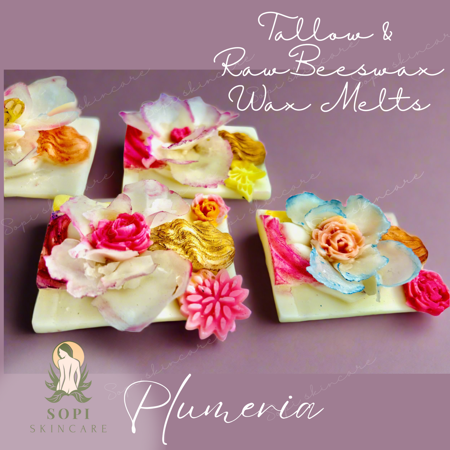 Tallow Wax Melt “Fairy”Plumeria