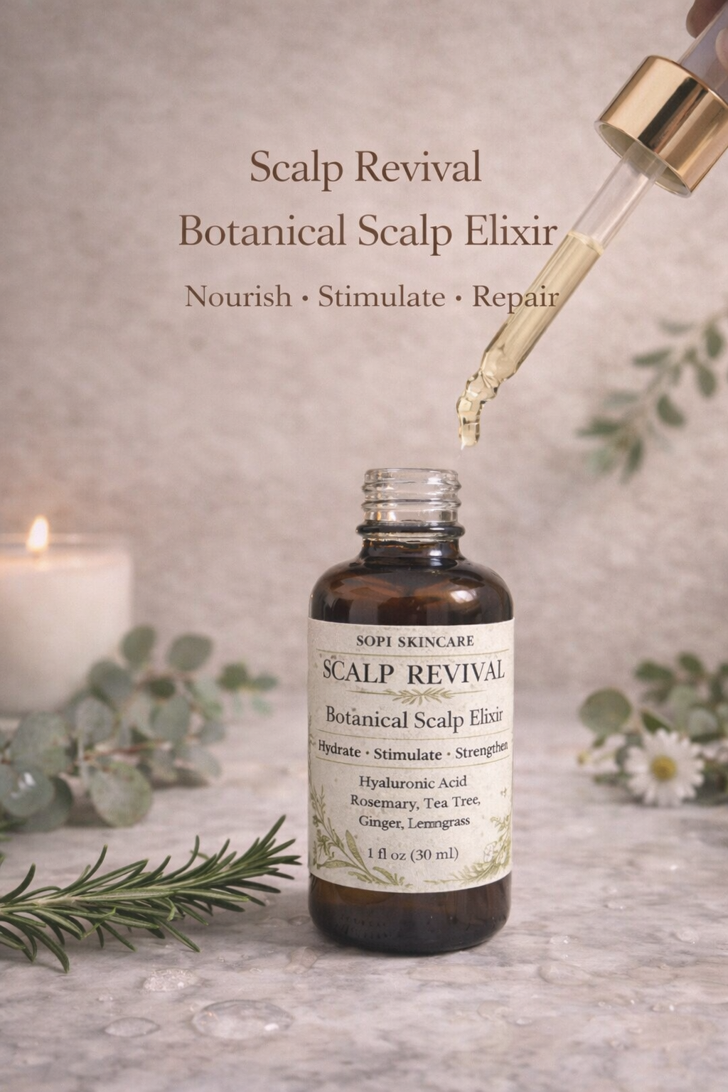Scalp Revival Set- Complete Botanical Hair System