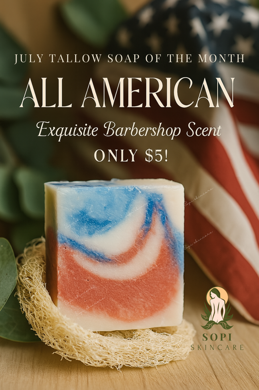 July Soap of the month “All American”